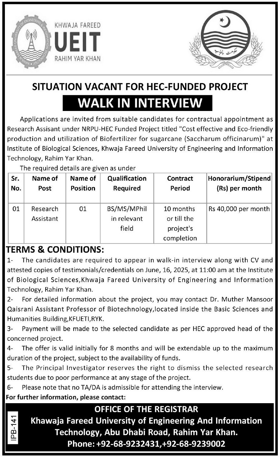 University of engineering & information Jobs 2025