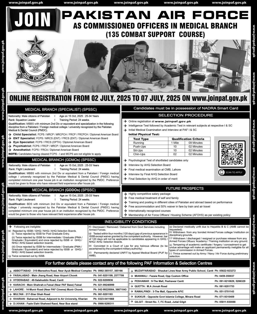 join-pakistan-air-force-paf-as-commissioned-officer-july-2025